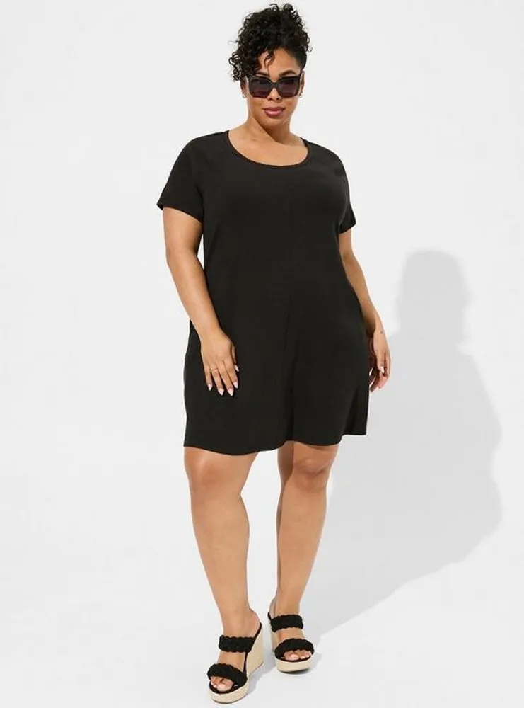 TORRID Mini Supersoft Raglan Swing Dress