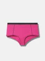 Cotton Mid Rise Boyshort Panty