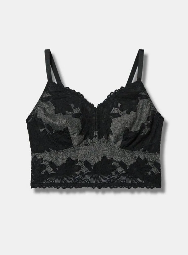 Lightly Lined Heather Lace Bralette