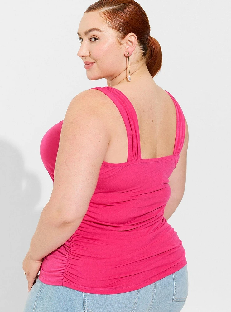 Studio Knit Sweetheart Twist Top