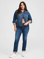 Perfect Boyfriend Vintage Stretch Mid-Rise Jean