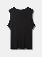 Muerte Classic Fit Super Soft Slub Crew Neck Tank