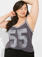 55 Classic Fit Super Soft Crew Neck Varsity Tank