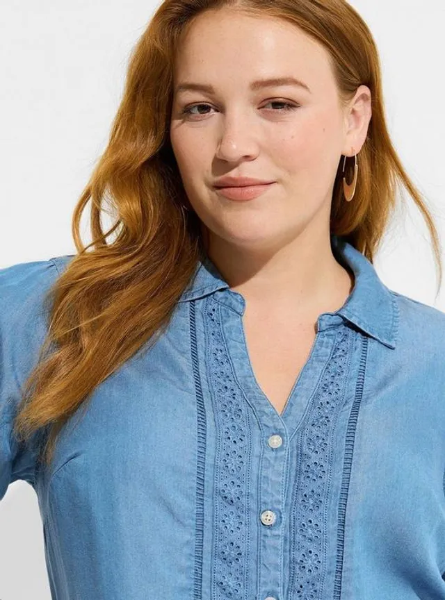 TORRID Tencel Button Up Shirt