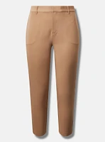 Relaxed Taper City Twill High-Rise Pant