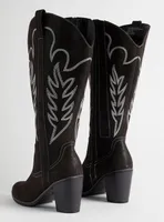 Tall Shaft Heeled Western Boot (WW)