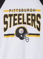 NFL Pittsburgh Steelers Classic Fit Cotton Boatneck Varsity Tee