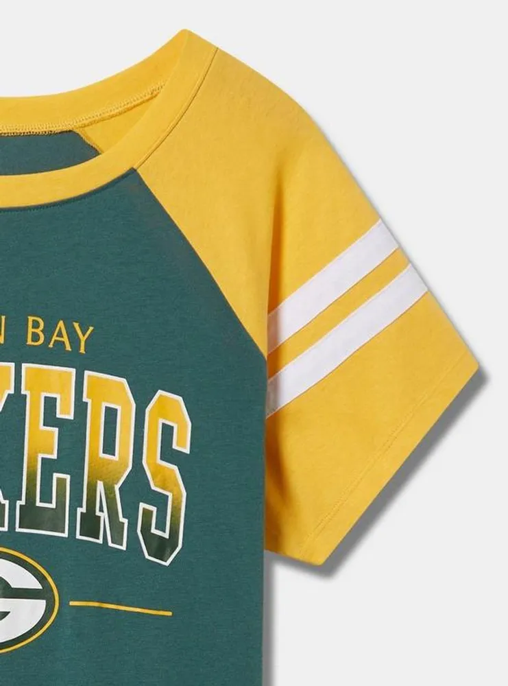 NFL Green Bay Packers Classic Fit Cotton Boatneck Varsity Tee