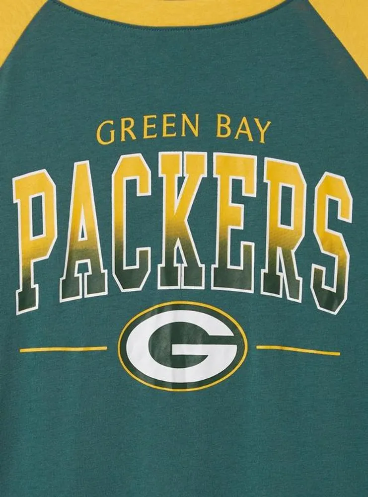 NFL Green Bay Packers Classic Fit Cotton Boatneck Varsity Tee