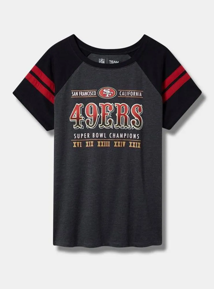 Pro Standard 49ers Cropped Boxy T-Shirt - Women's