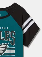 NFL Philadelphia Eagles Classic Fit Cotton Boatneck Varsity Tee