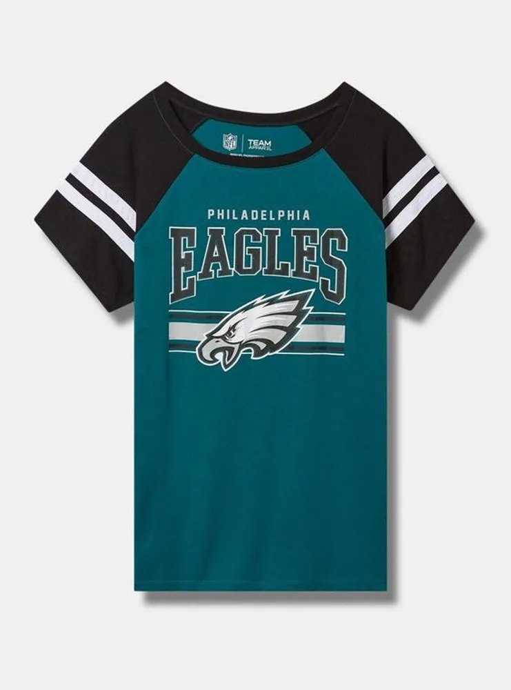 NFL Philadelphia Eagles Classic Fit Cotton Boatneck Varsity Tee