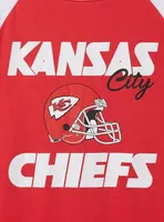 NFL Kansas City Chiefs Classic Fit Cotton Boatneck Varsity Tee