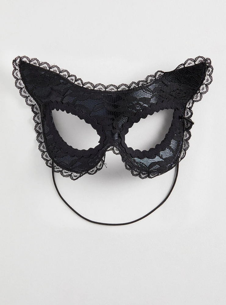 Halloween Lace Cat Eye Mask