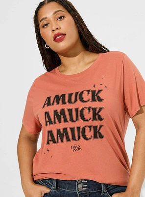 Hocus Pocus Amuck Classic Fit Cotton Crew Neck Tee