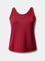 Dream Fleece Notch Front Sleeveless Lounge Tank