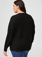 Boyfriend Cardigan Drop Shoulder Sweater