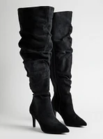 Over-The-Knee Stiletto Slouch Boot (WW