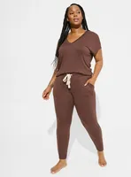 Lightweight Hacci Full Length Lounge Jogger