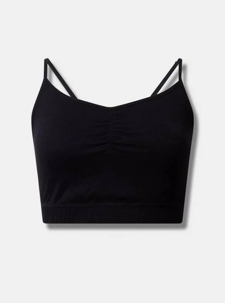 Light Weight Hacci V Neck Crop Lounge Cami