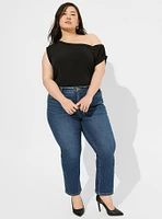 Studio Knit Off Shoulder Top