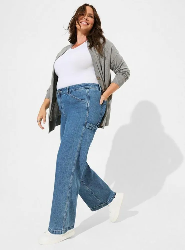 Plus Size - Perfect Boyfriend Ankle Vintage Stretch Mid-Rise Jean - Torrid