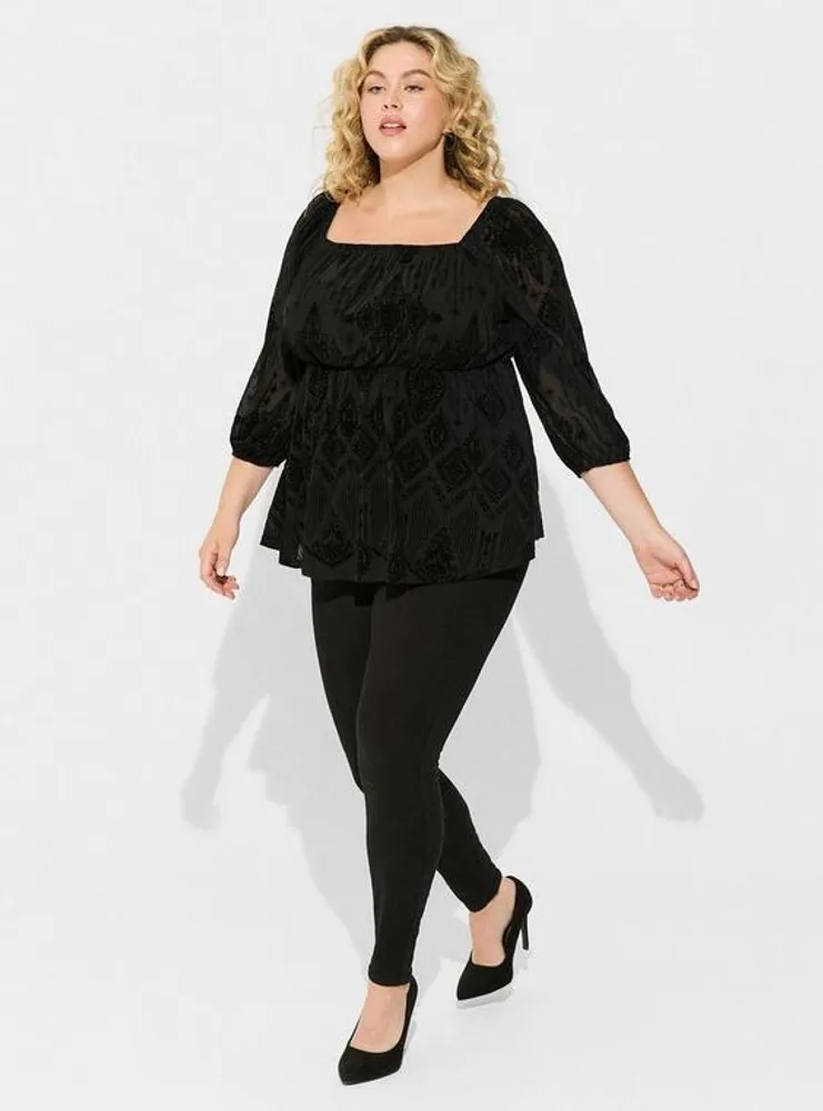 TORRID Flocked Mesh Bodysuit