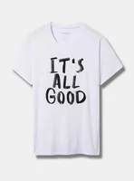 All Good Perfect Super Soft Fitted Crew Neck Tee