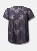 Abbey Lace Short Sleeve Blouse