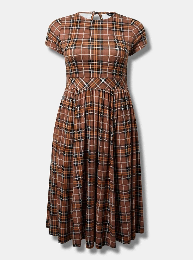 Midi Light Weight Studio Ponte Dress