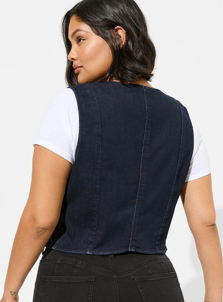 Studio Denim Tailored Vest