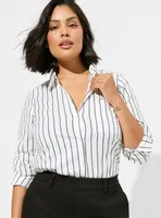 Madison Poplin Button-Up Long Sleeve Shirt