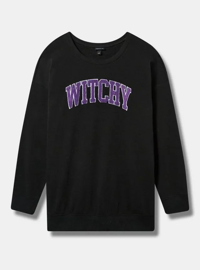 TORRID Witchy Classic Fit Cozy Fleece Crew Neck Sweatshirt