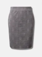 At The Knee Double Knit Pencil Skirt