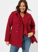 Melton Double Breasted Peacoat