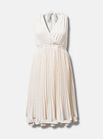 Marilyn Monroe Midi Surplice Tie Back Dress