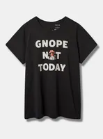 Gnope Today Vintage Cotton Crew Neck Tee