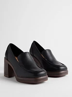 Mock Toe Platform Loafer (WW)