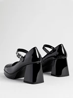 Platform Block Heel Mary Jane (WW)