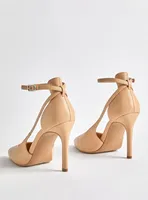 Pointed Toe Ankle Strap Stiletto (WW)