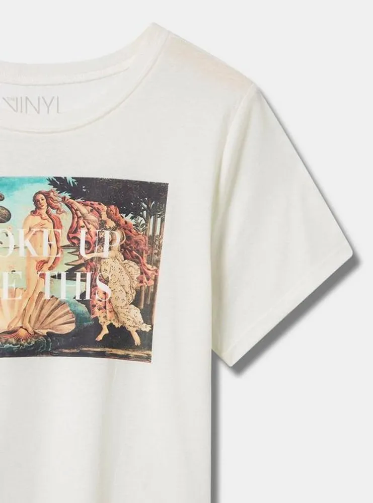 Birth Of Venus Classic Fit Cotton Crew Tee