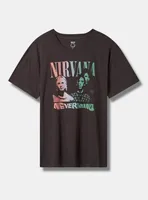 Nirvana Relaxed Fit Cotton Boxy Tee