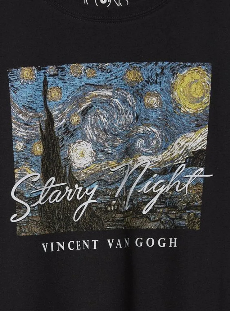 Van Gogh Classic Fit Cotton Roll Sleeve Tee