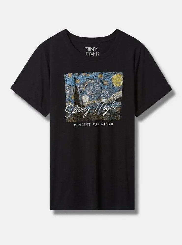 Van Gogh Classic Fit Cotton Roll Sleeve Tee