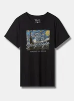 Van Gogh Classic Fit Cotton Roll Sleeve Tee