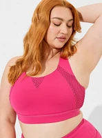 Low Impact Wireless Mesh Cut-Out Active Sports Bra