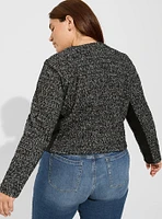 Cropped Boucle Jacket