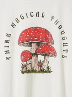 Mushroom Magic Classic Fit Cotton Crew Neck Tee