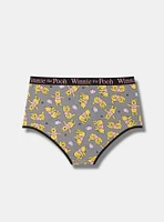 Disney Winnie The Pooh Mid Rise Cotton Brief Panty