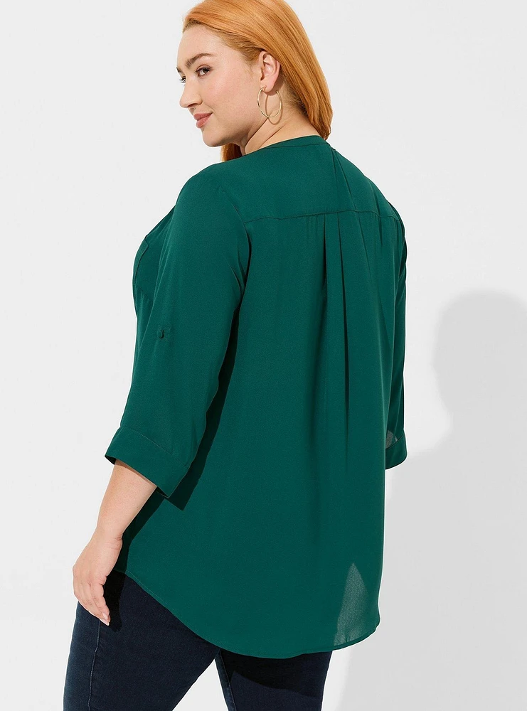 Harper Georgette Pullover 3/4 Sleeve Tunic